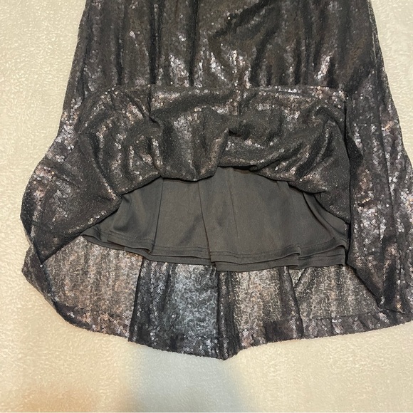 The Limited Black Sparkle Sequin Whimsigoth Maxi Skirt Women's Medium - Picture 9 of 10